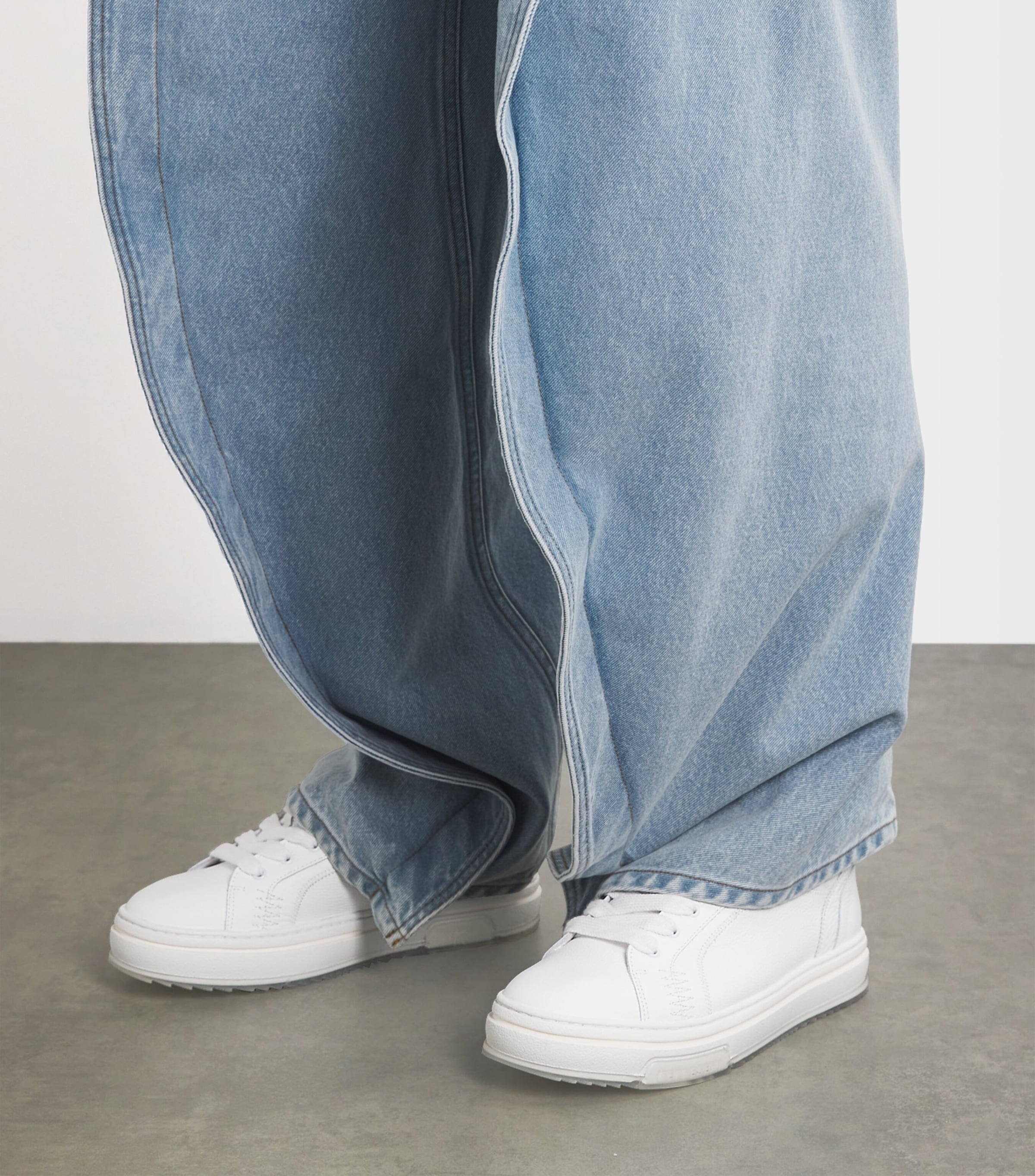 Tumbled Leather Htn Sneakers