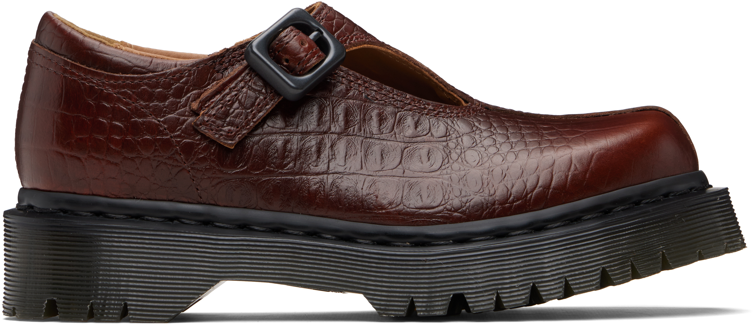 Burgundy Regina Mary Jane Loafers