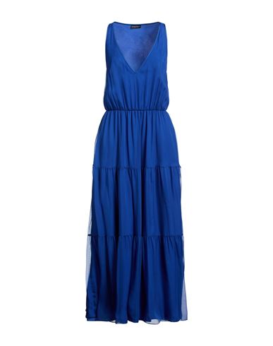 Woman Maxi dress Blue Size 6 Silk