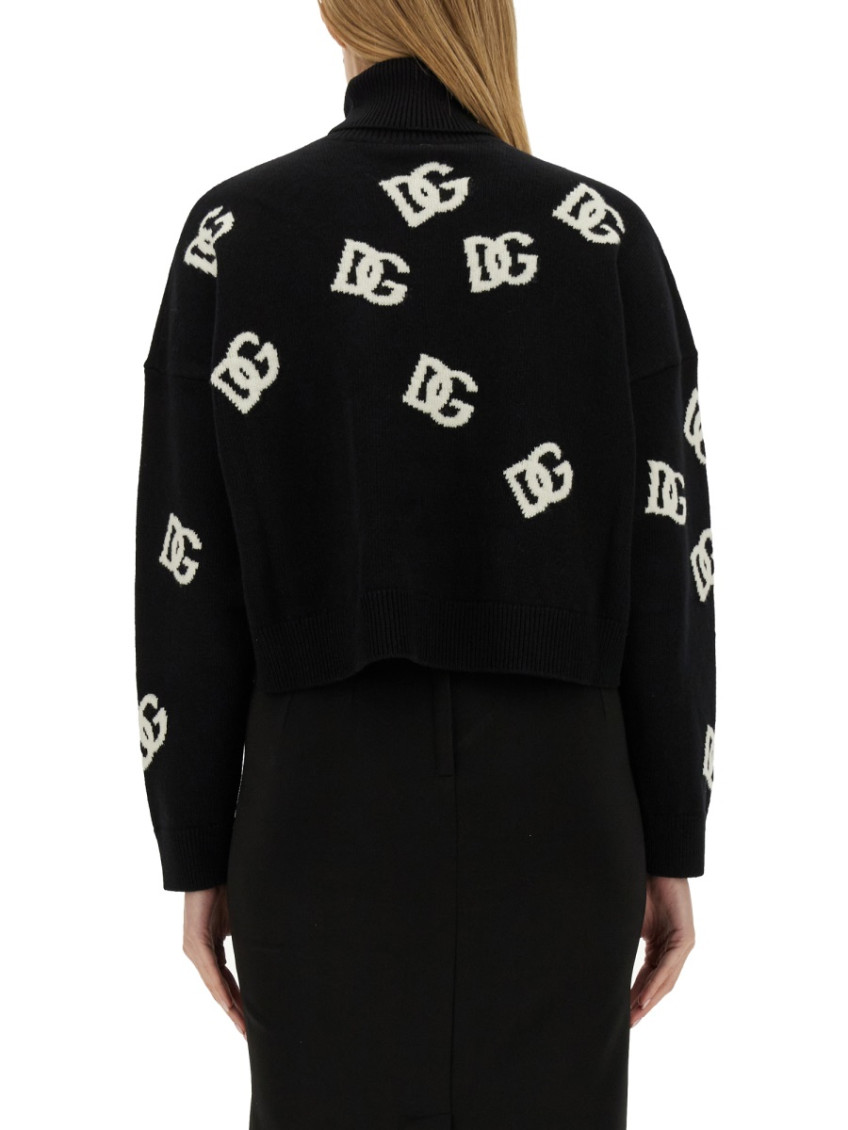 All-over Logo Intarsia Jumper