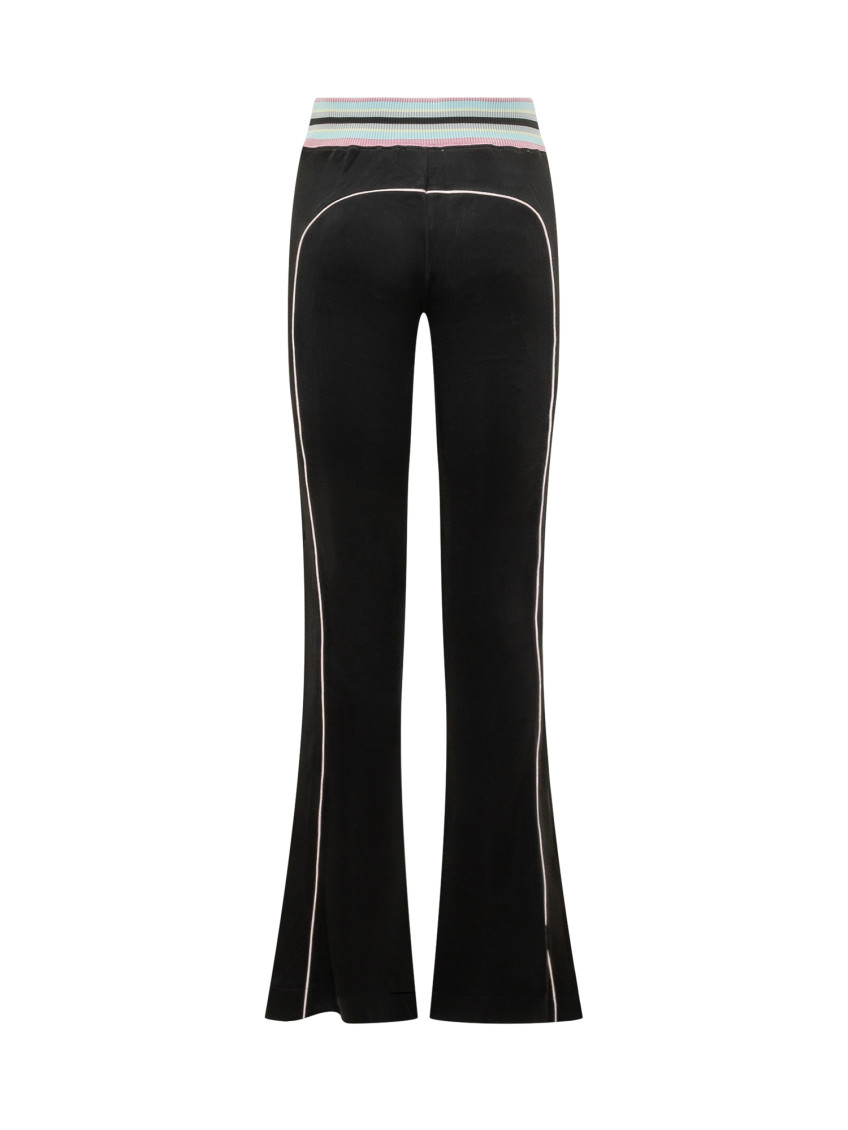 Black Slim Flat Front Pants