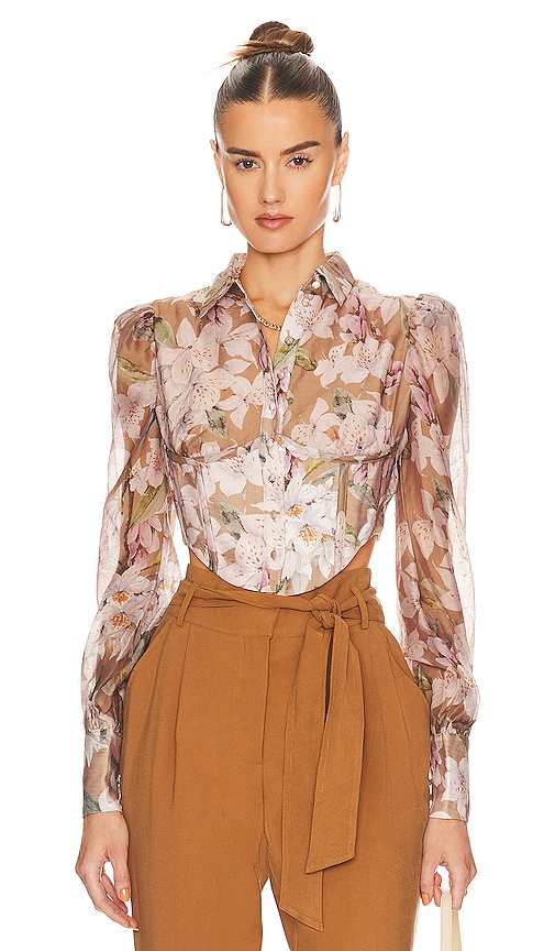 Bardot Valentina Corset Top in Lily Floral.  8 also in