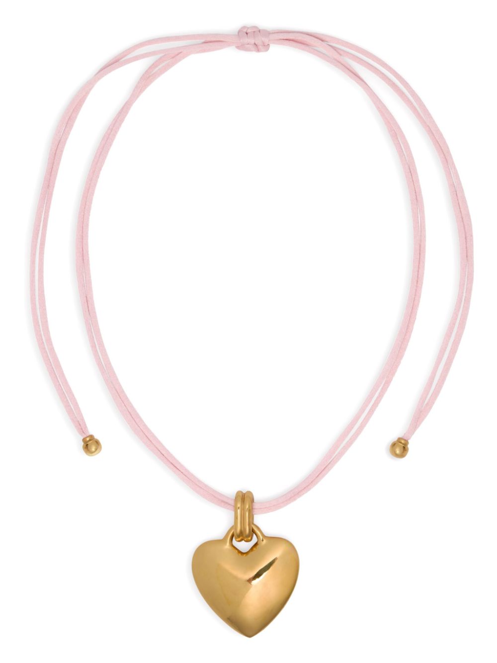 Hear-pendant necklace - Pink