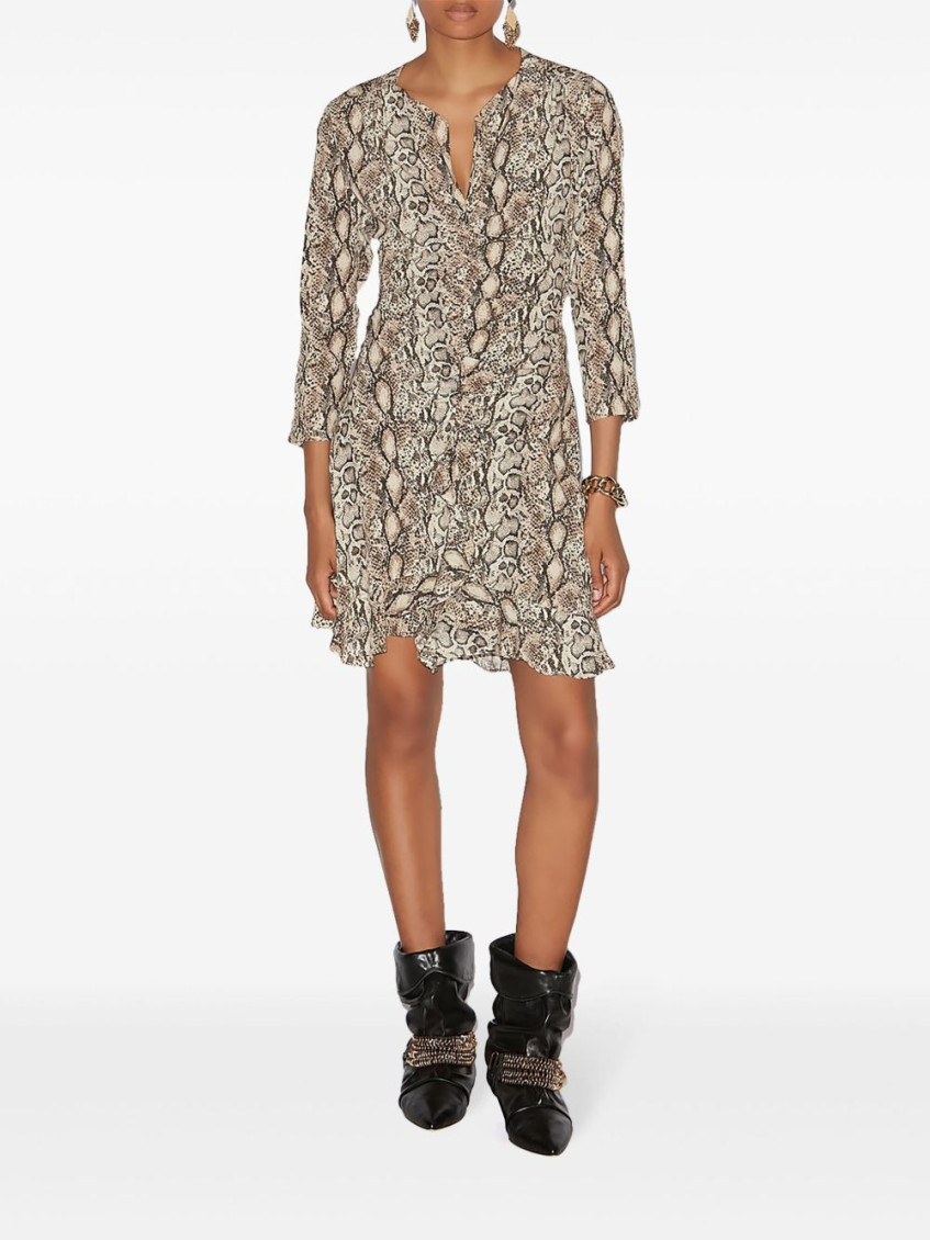 - Octavia Printed Mini Dress