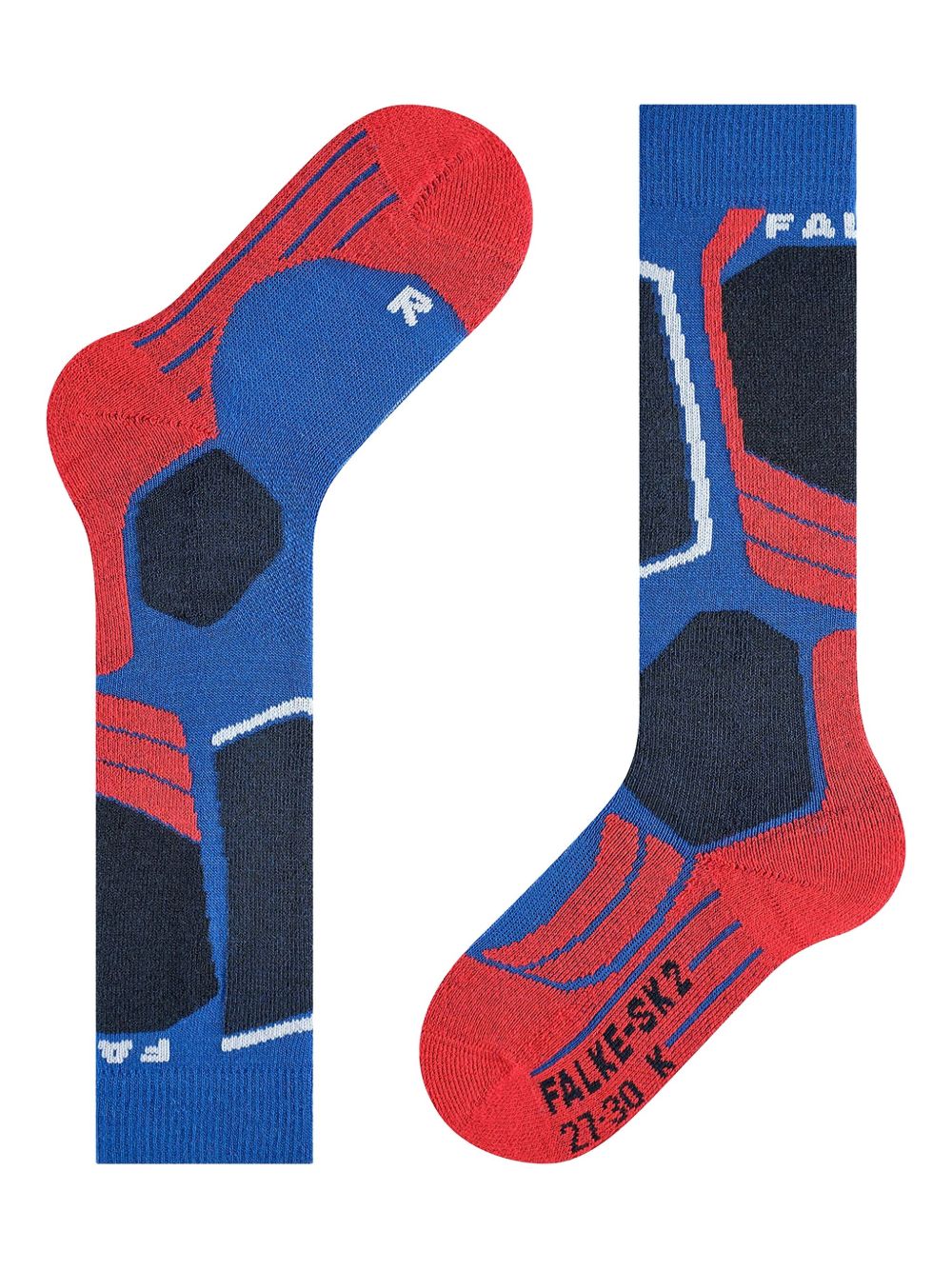 Logo-print ski socks - Black