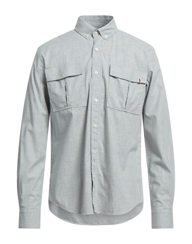 Man Shirt Grey Size 16 Cotton
