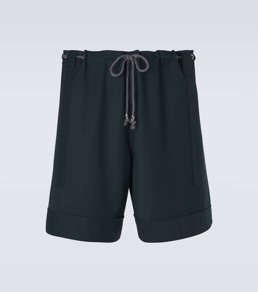 Kyan wool-blend shorts
