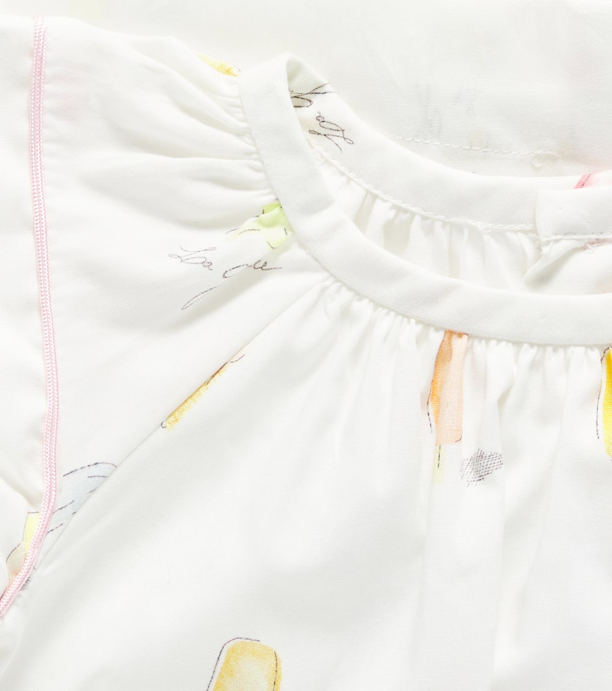 Baby Alisia printed cotton poplin blouse