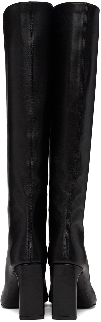 Staud Black Wally High Heel Tall Boots