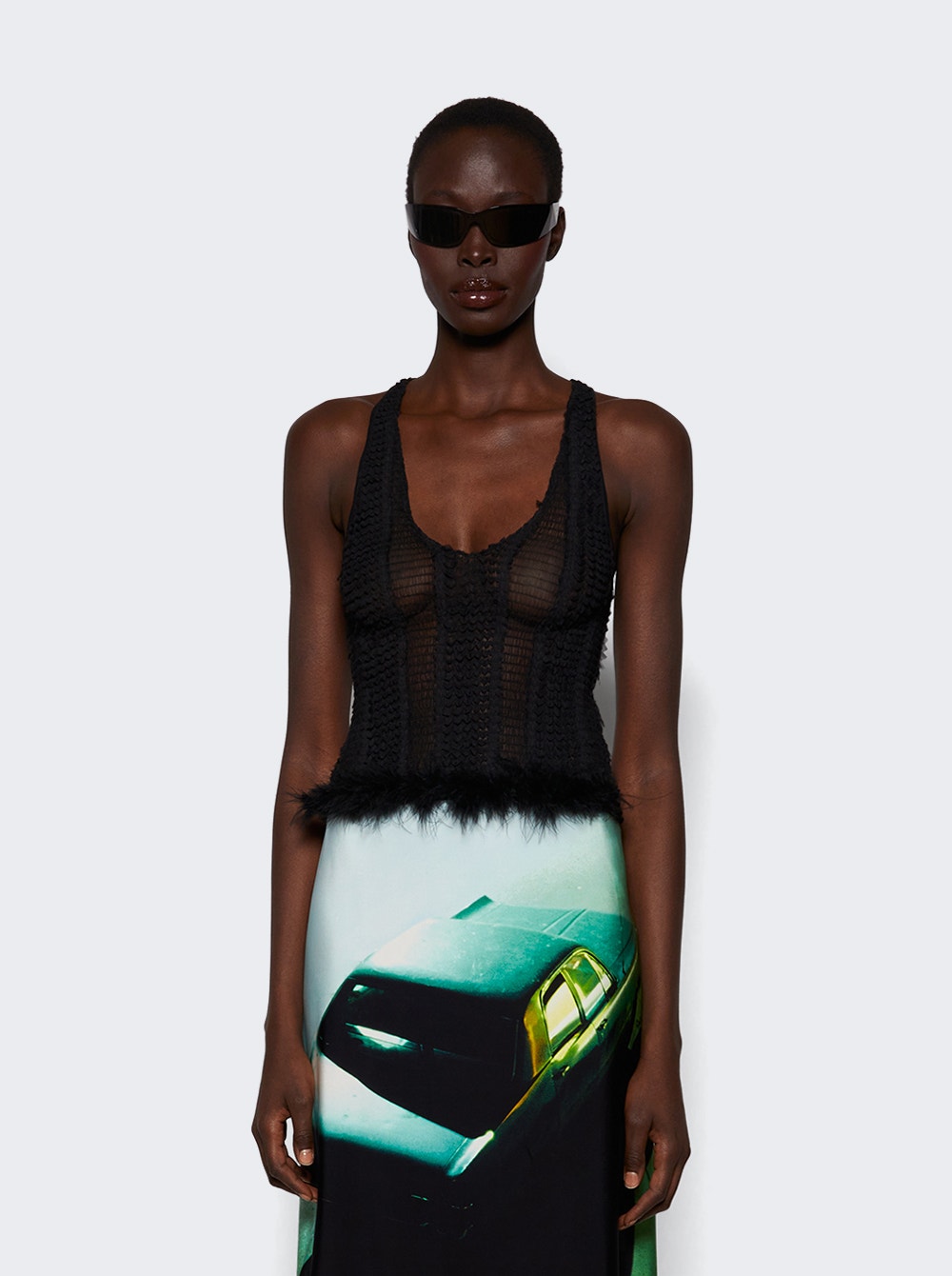 Knitted top - Black