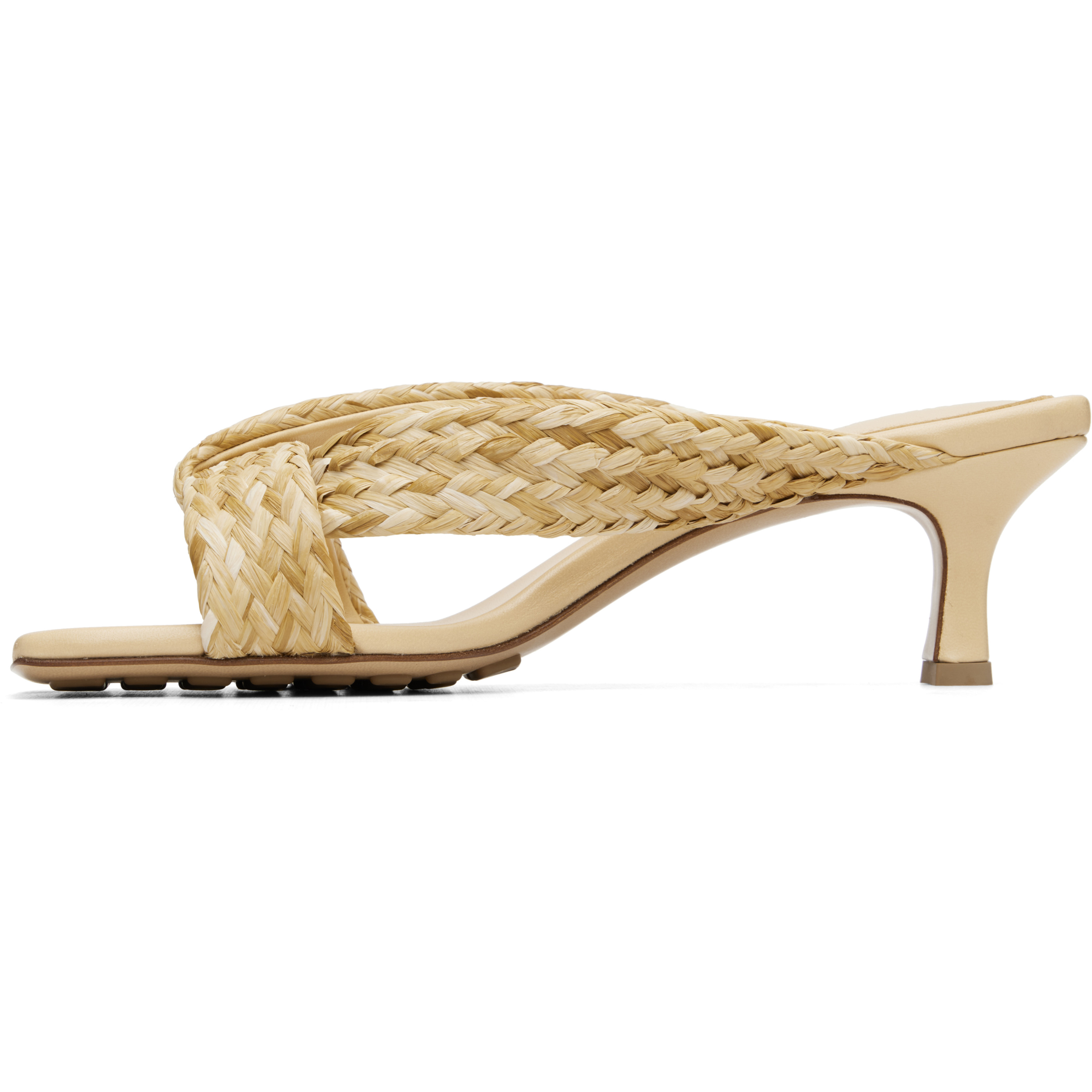 Beige Riva Heeled Sandals