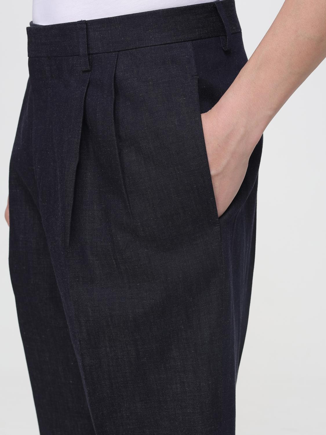 Pants Men color Blue