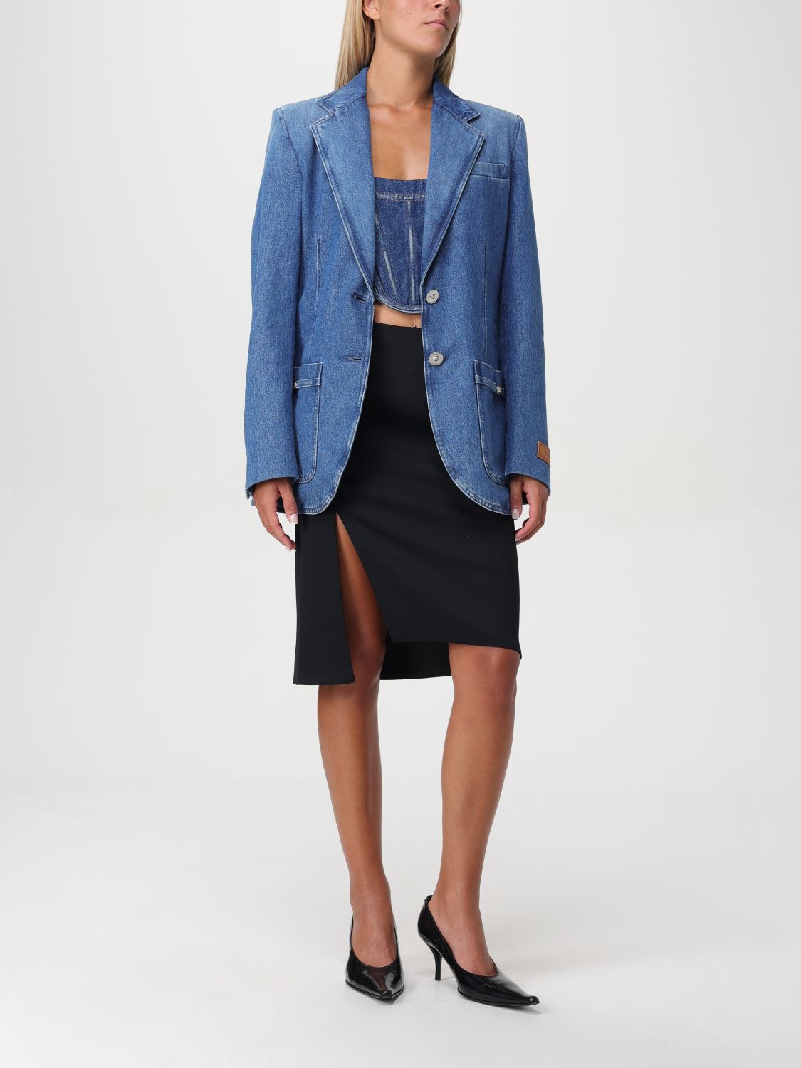 Skirt Woman color Black
