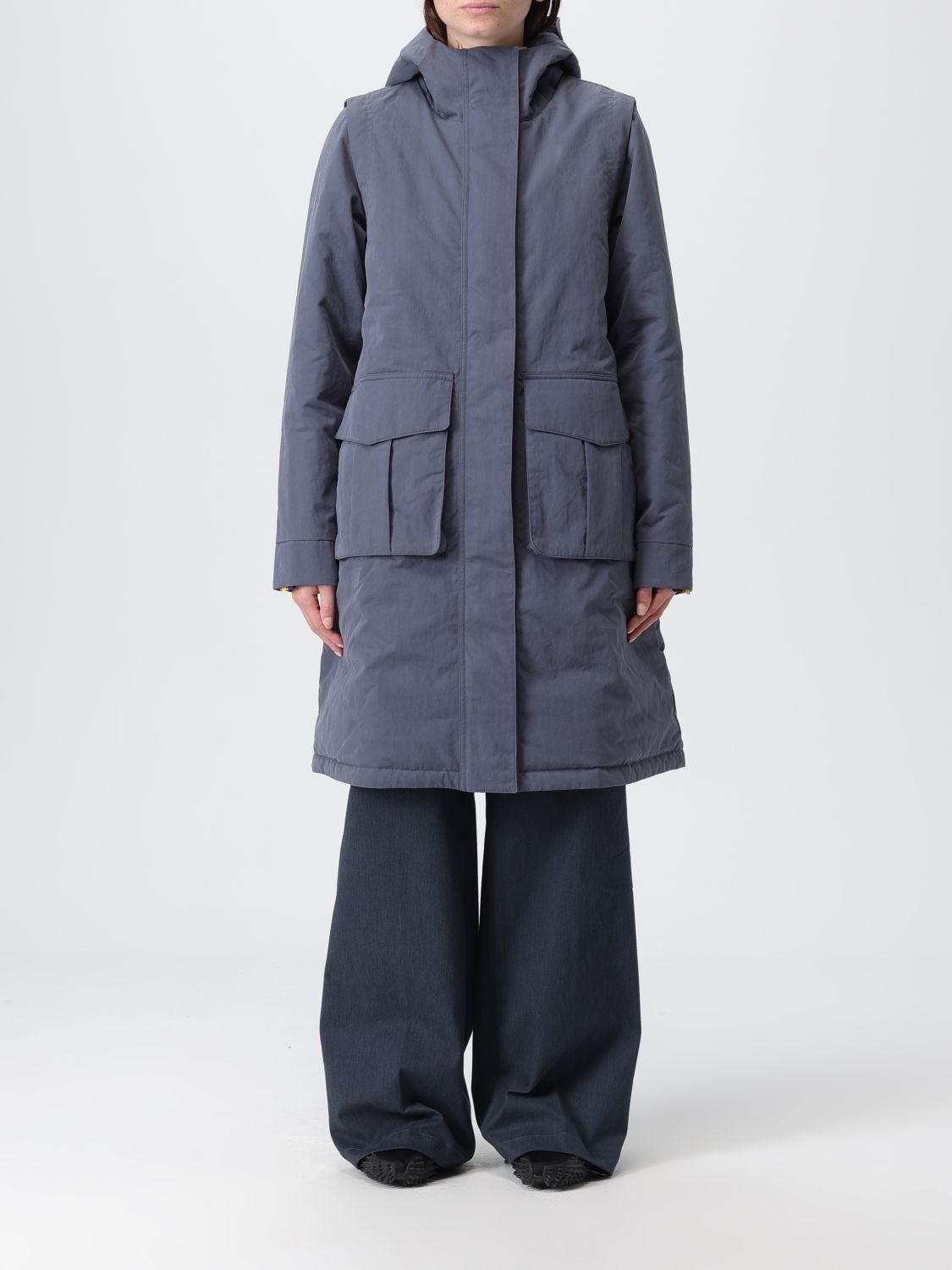 Coat Woman color Blue