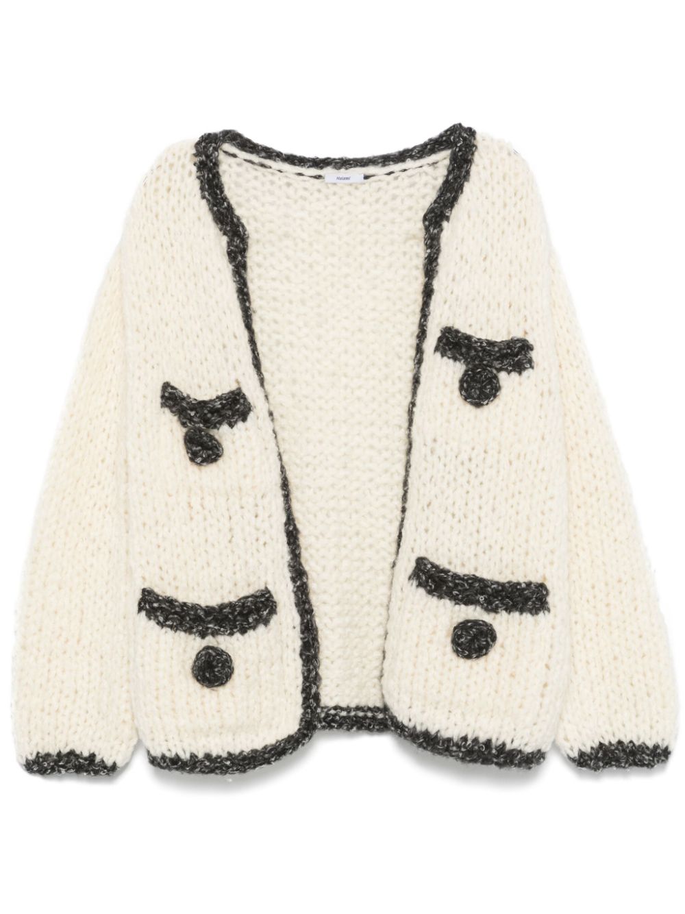 Bouclé cardigan - Neutrals