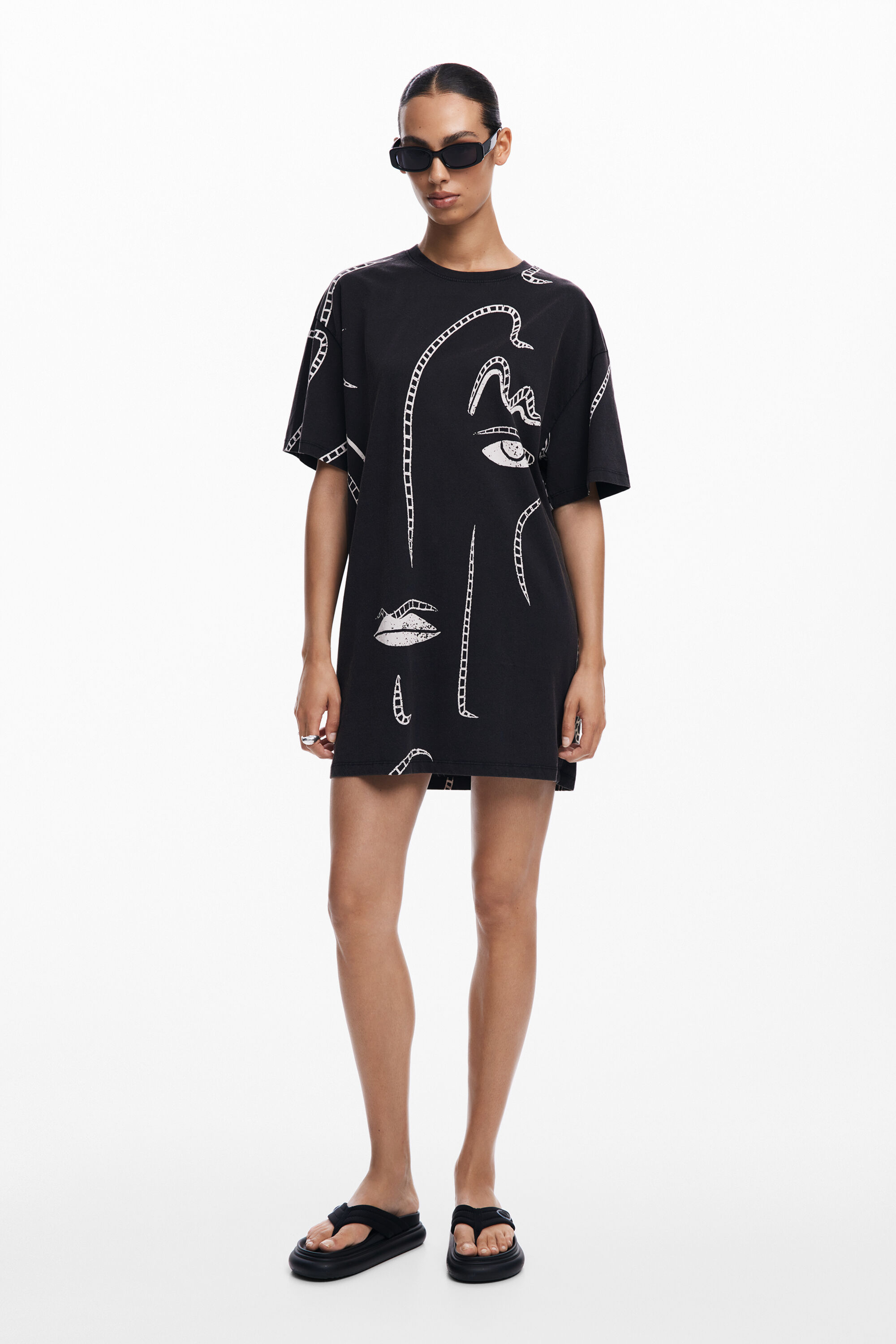 Illustrated dress
