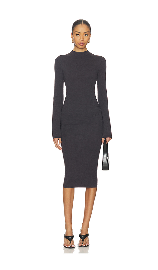Lovers and Friends Olin Midi Dress in Charcoal Grey. M also in