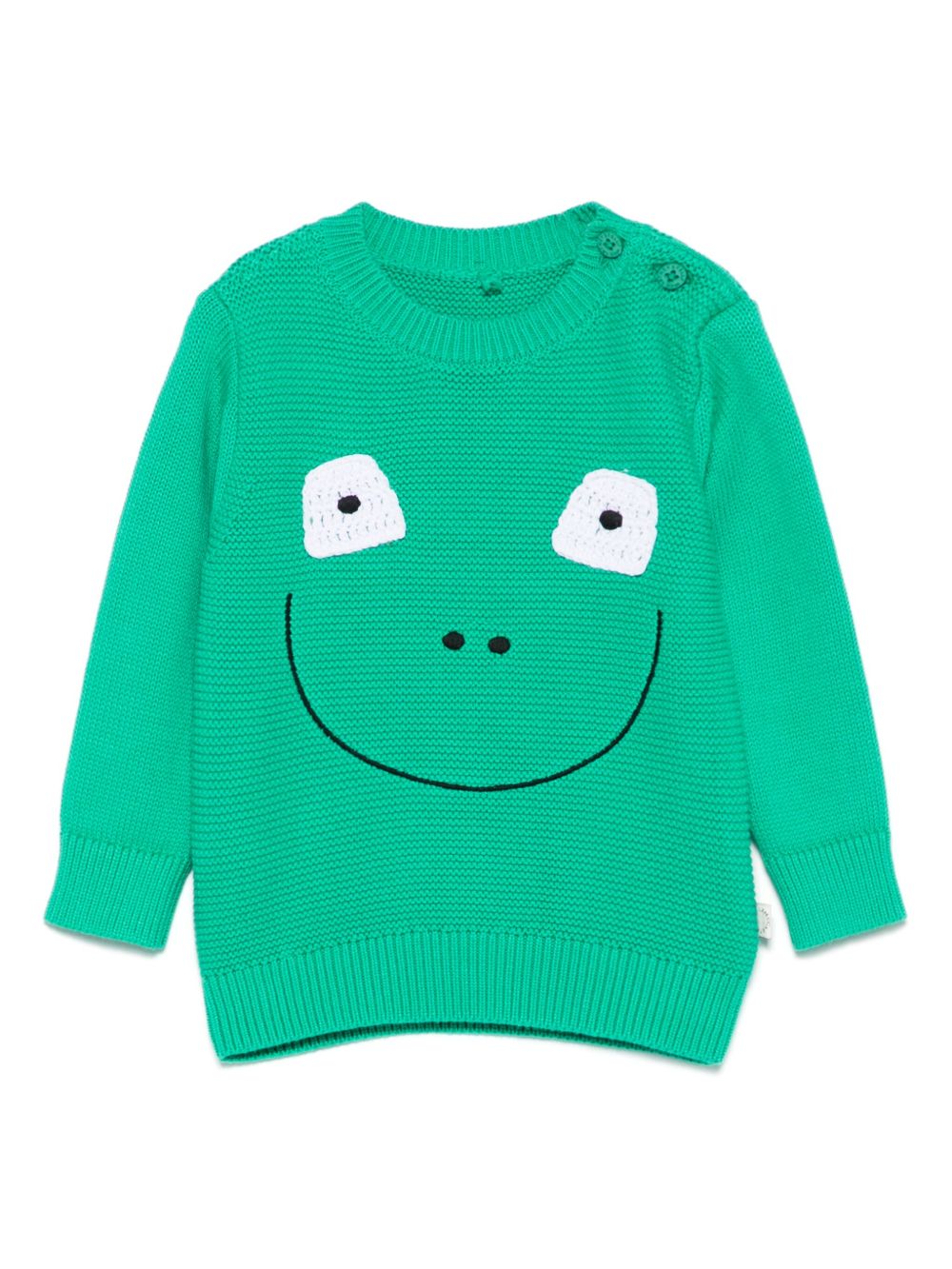 Embroidered sweater - Green