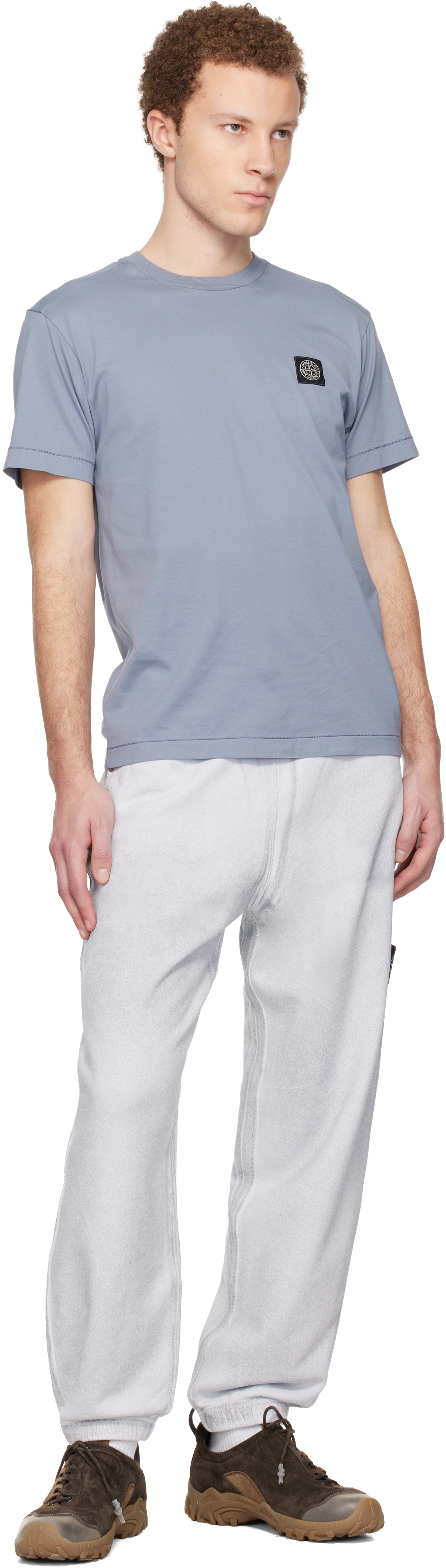 Blue 6200003 Organic Cotton Fleece Reflective Sweatpants