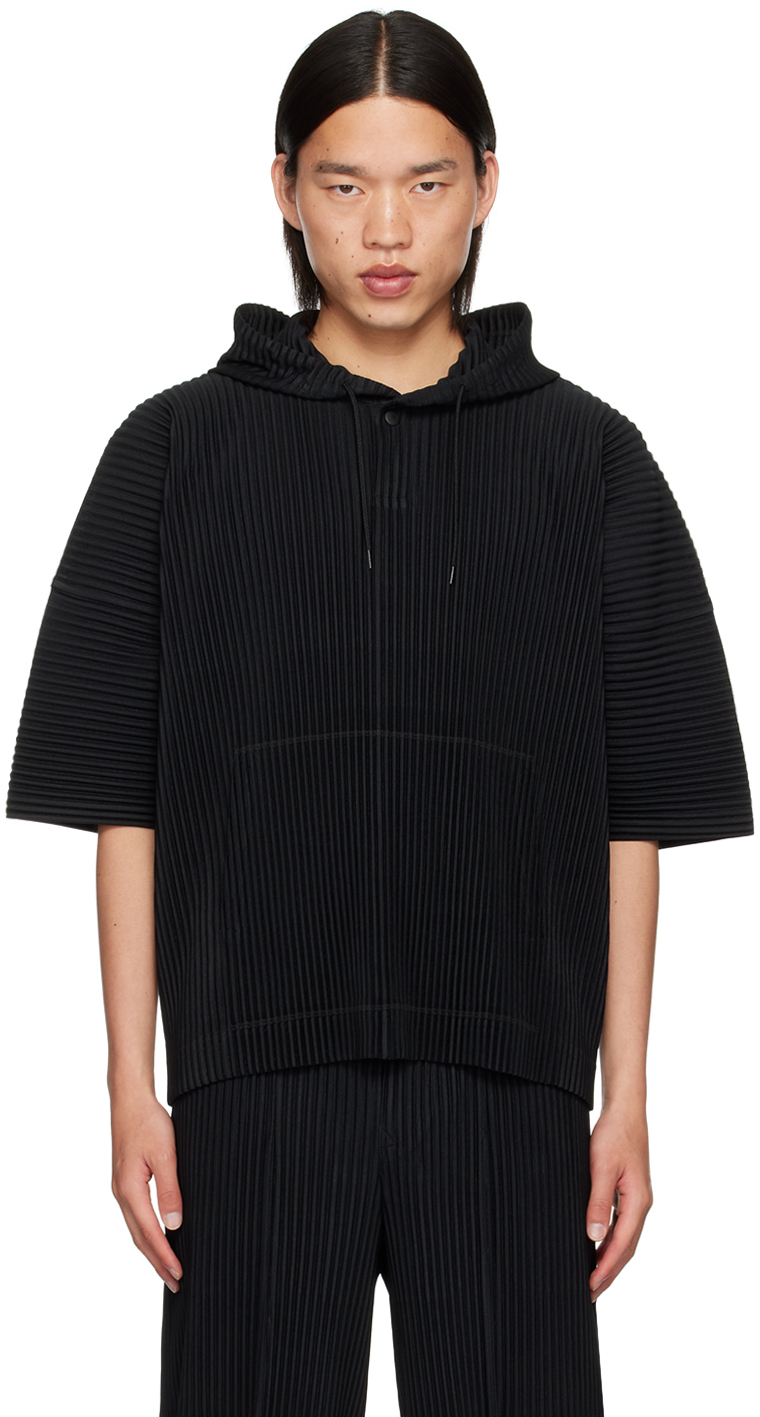 HOMME PLISSÉ ISSEY MIYAKE Black Monthly Color June Hoodie