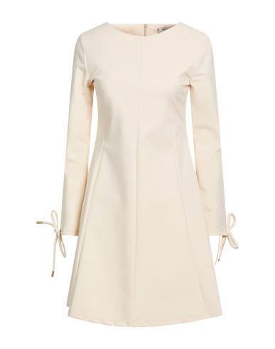 Woman Mini dress Cream Size 4 Polyamide, Elastane