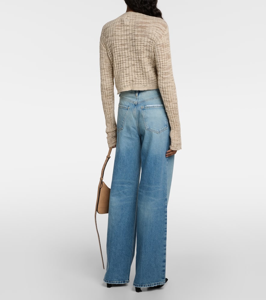 Le Jane high-rise wide-leg jeans