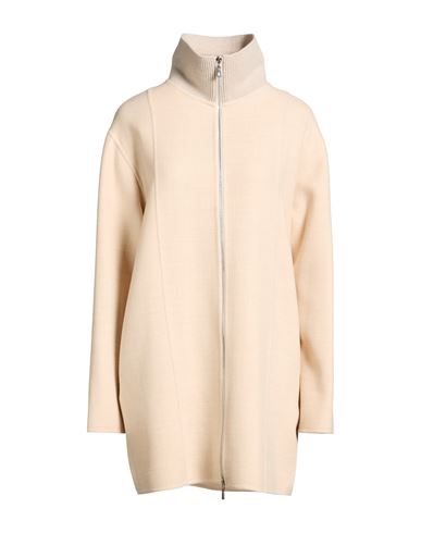 Platinum Woman Coat Cream Size 8 Wool