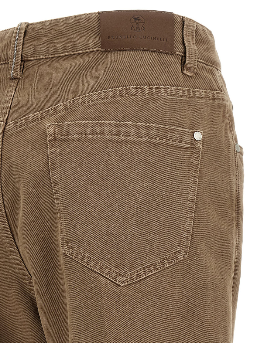 Denim Pants Beige