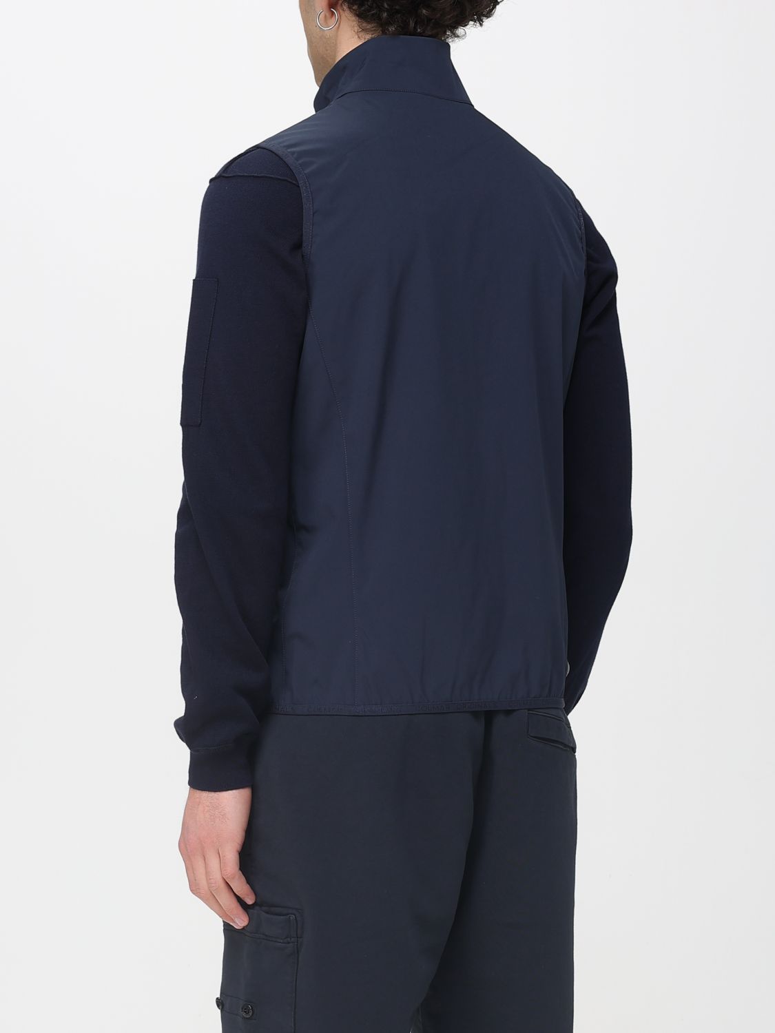 Suit Vest Men color Blue