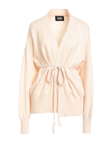 Woman Cardigan Ivory Size 8 Wool, Viscose, Polyamide, Cashmere