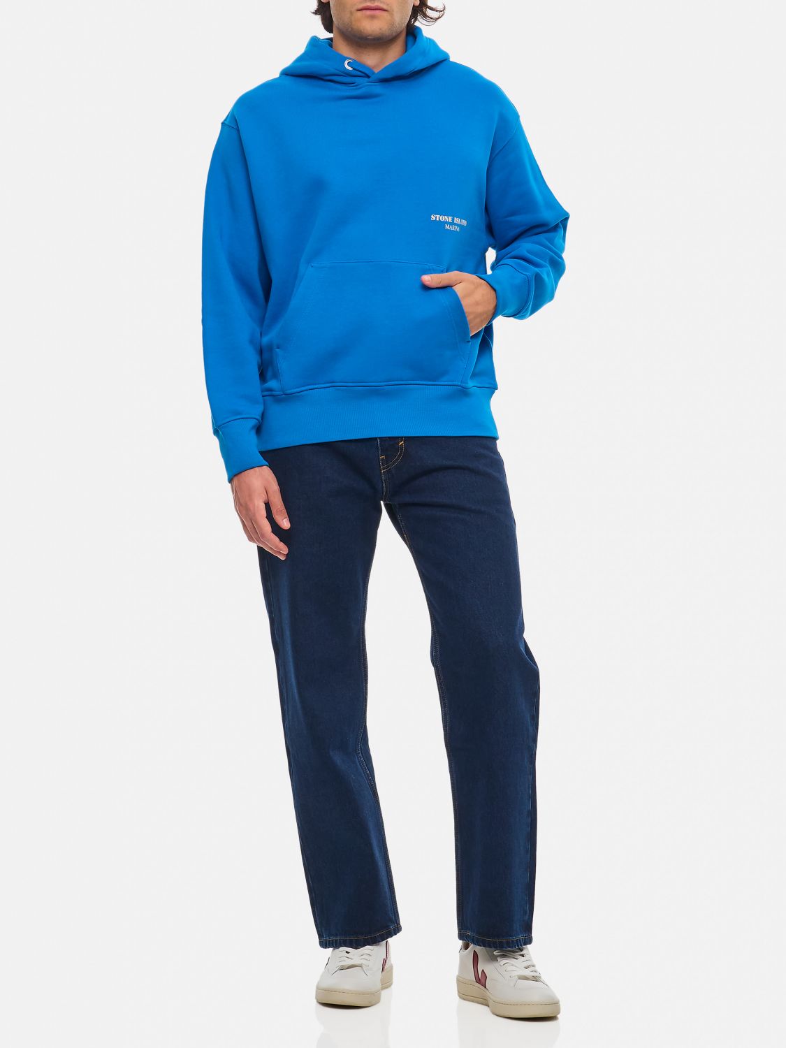 Sweatshirt Men color Blue