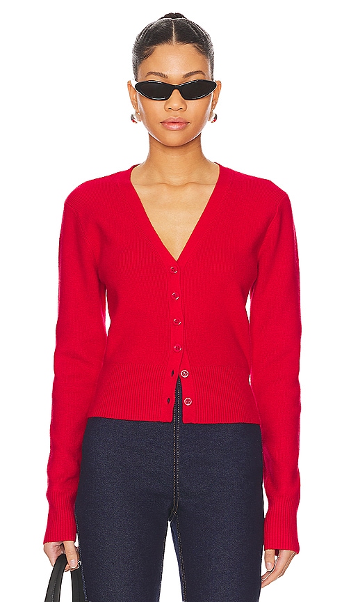 GUIZIO CARDIGAN CAMELIE in Red. Größe XXS. Also in L, M, S