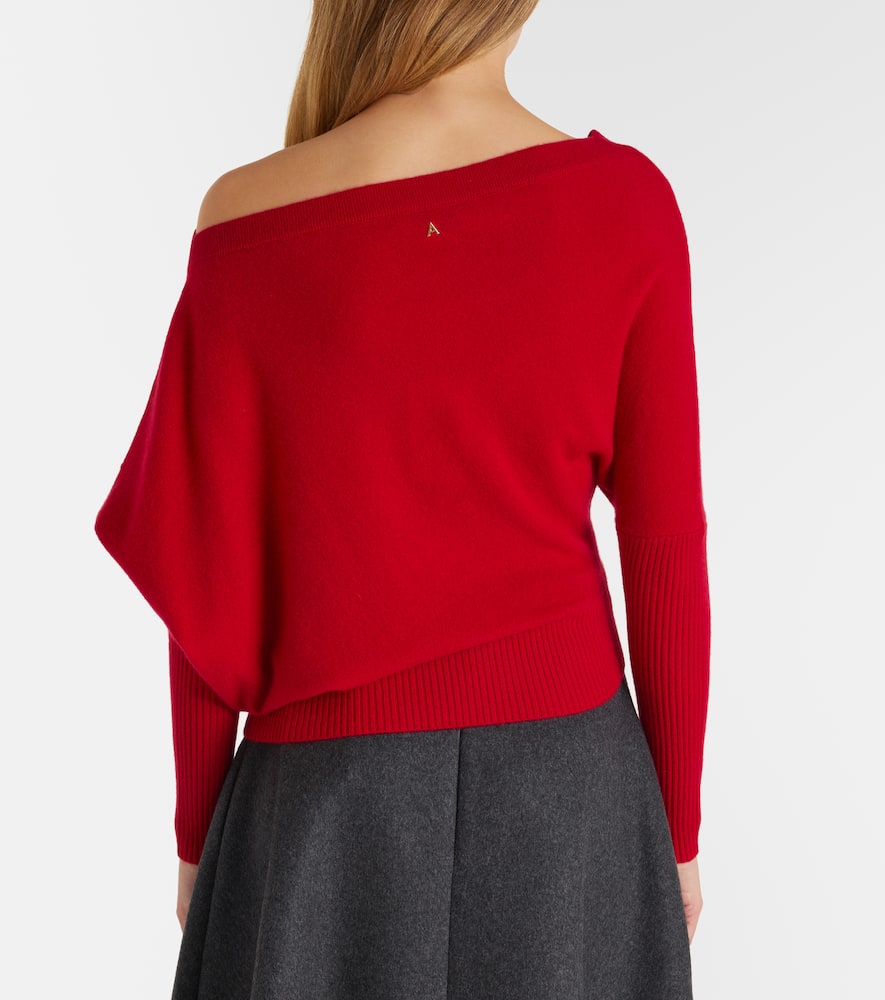 Paxi one-shoulder cashmere sweater