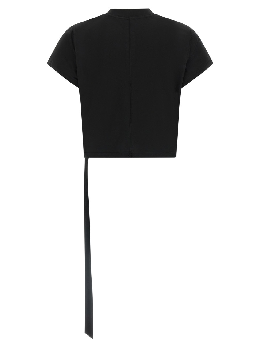 Black Cropped Small Level T T-shirt