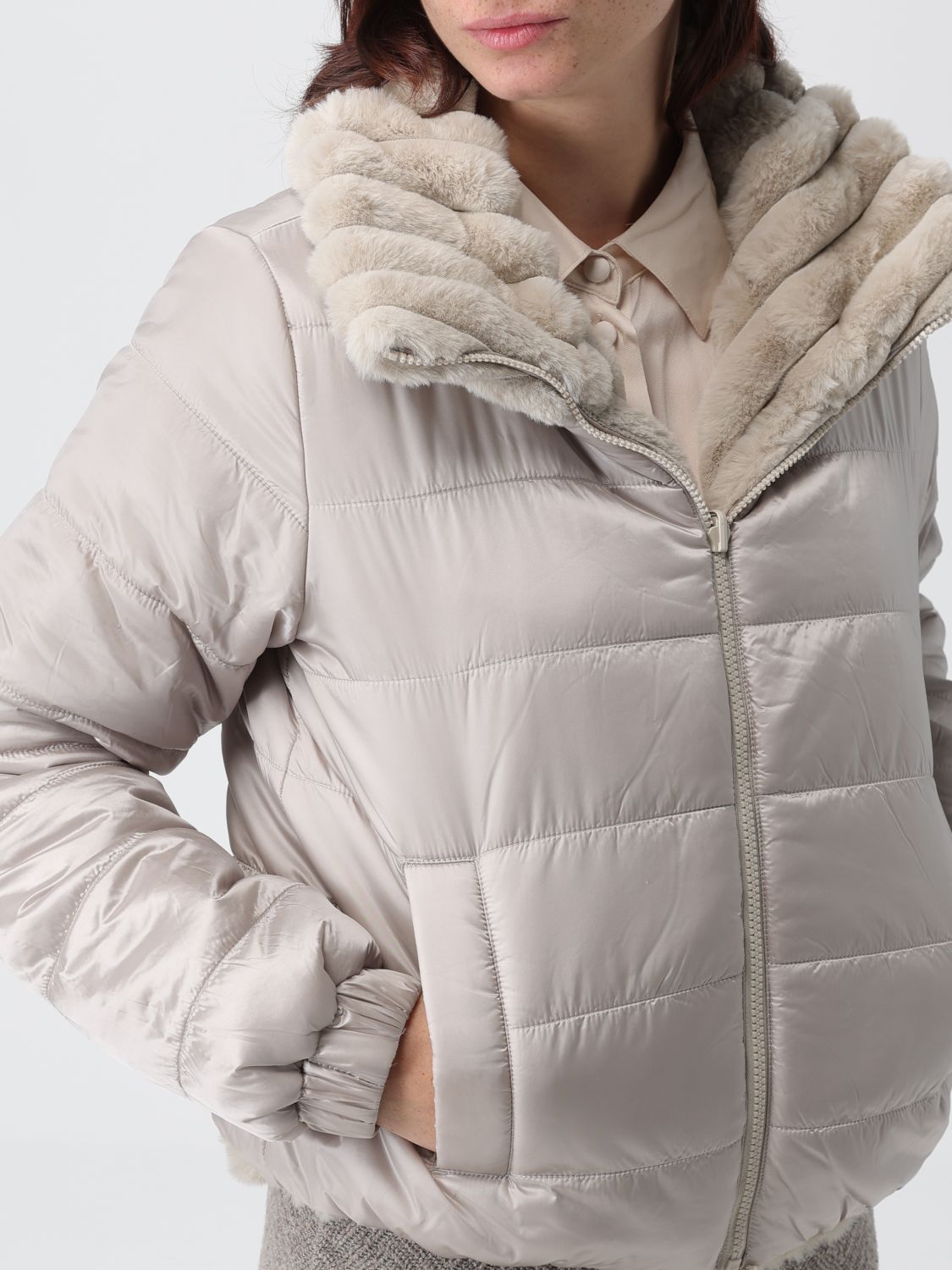 Jacket Woman color Ivory