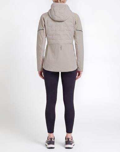Woman Jacket Beige Size S Recycled polyester, Elastane