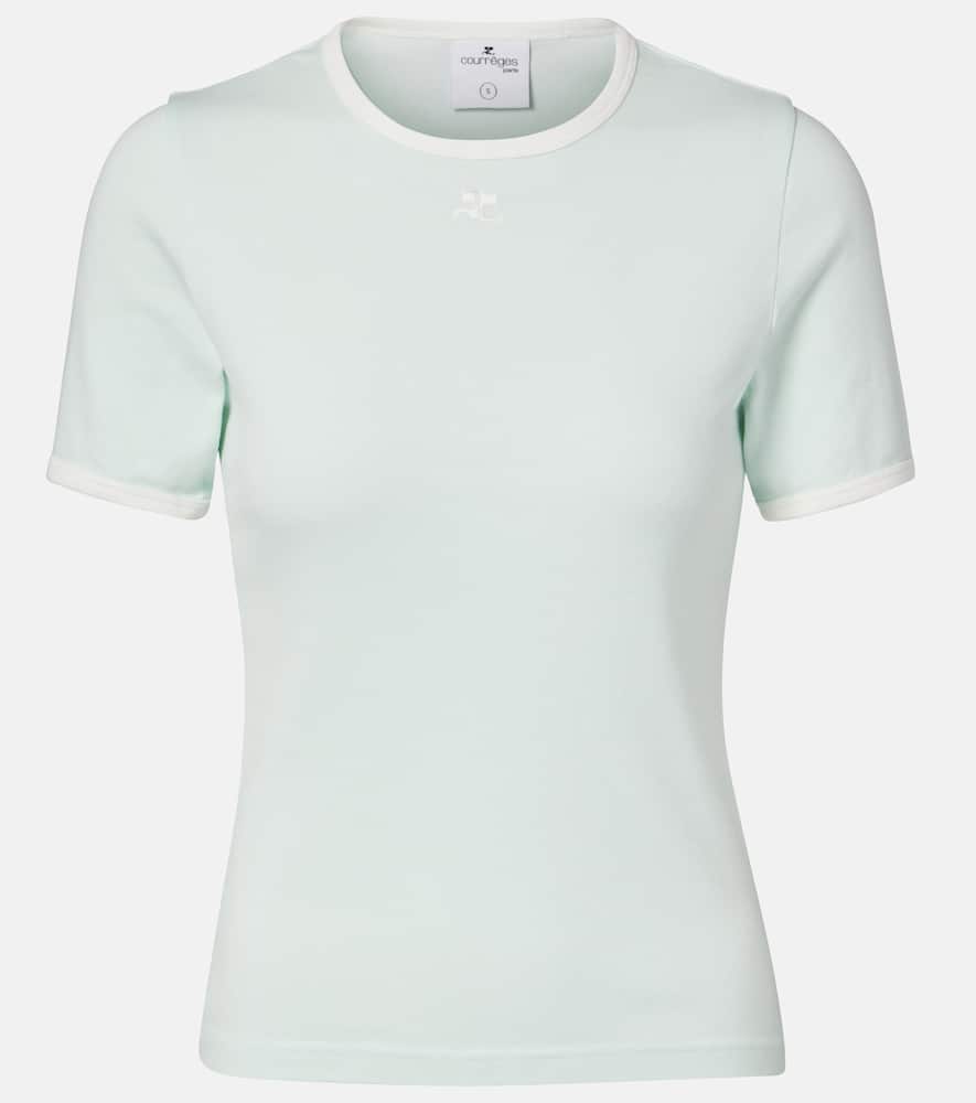 Courrèges Signature logo cotton T-shirt