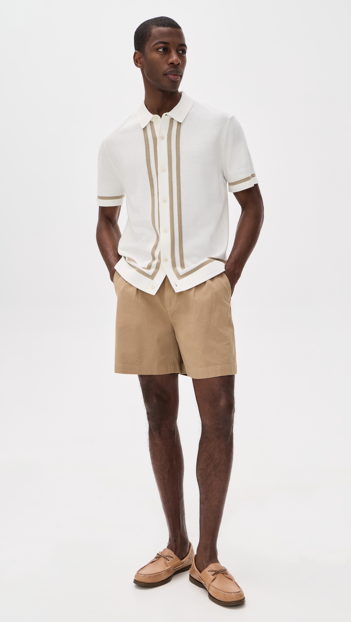 Leo Shirt White Cashew