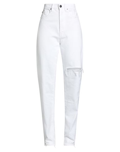 Woman Jeans White Size 25 Cotton