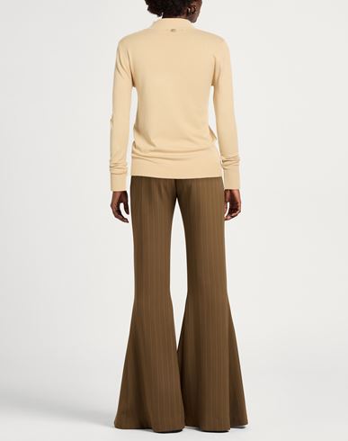 Woman Turtleneck Beige Size S/M Viscose, Polyamide, Polyester