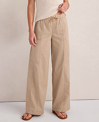 Ann Taylor Haven Well Within Organic Cotton Twill Carpenter Pants