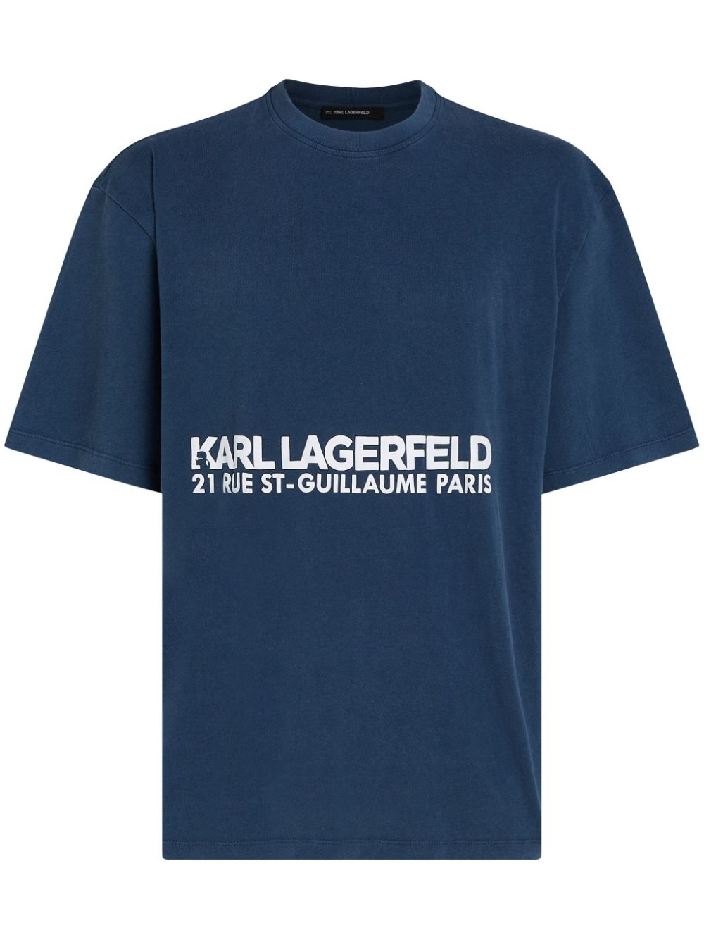 Logo-print T-shirt - Blue
