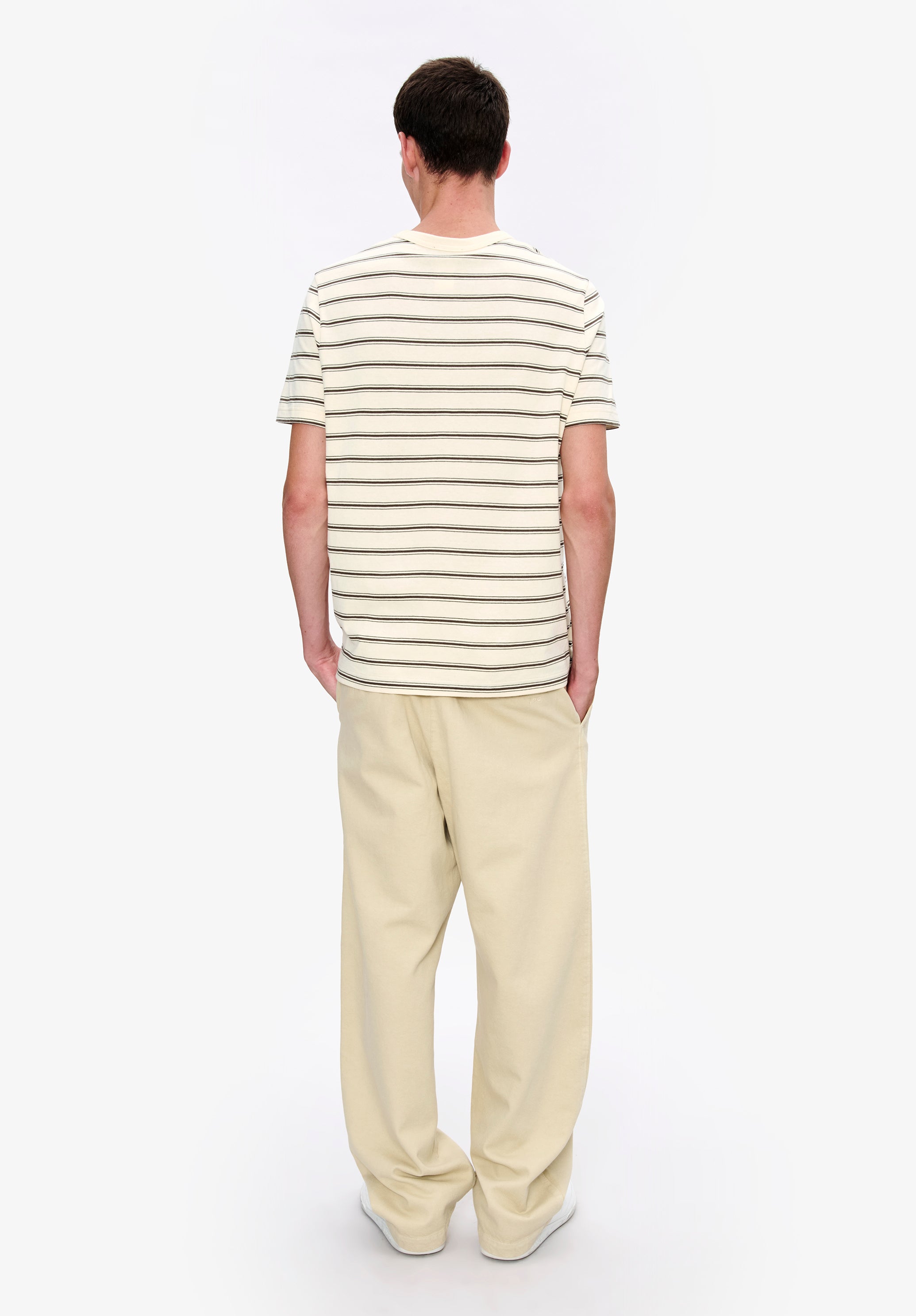 A. P.C. Striped T-shirt XS AAD - Ecru