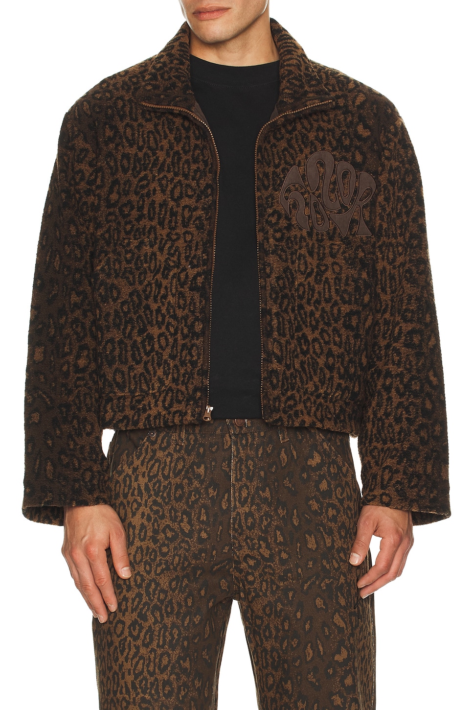Honor The Gift Cheetah Jacket in Brown. XXL/2X. Also in L, M, S, XL/1X