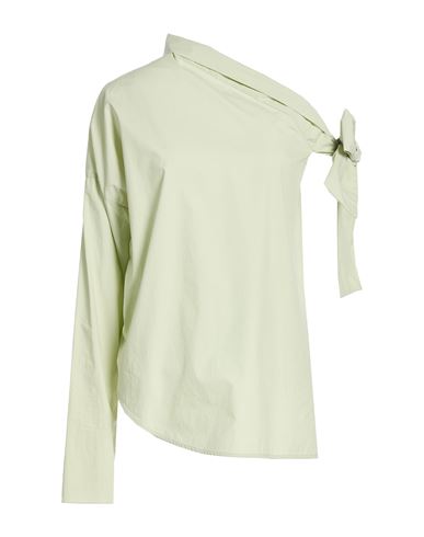 Woman Top Light green Size 8 Cotton