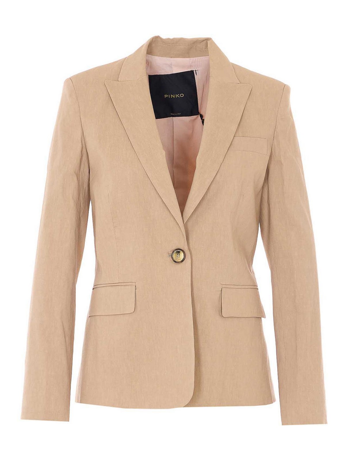 Jacket in linen blend - 36