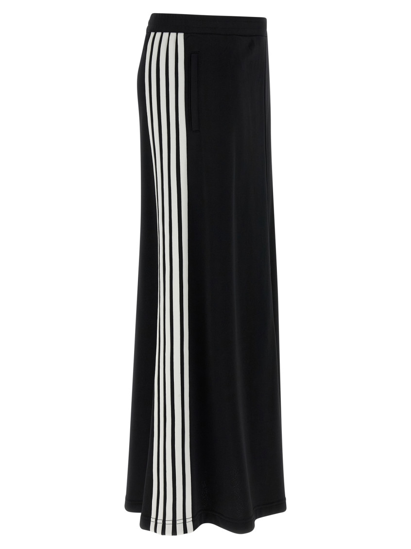 Black Nylon Blend Skirt