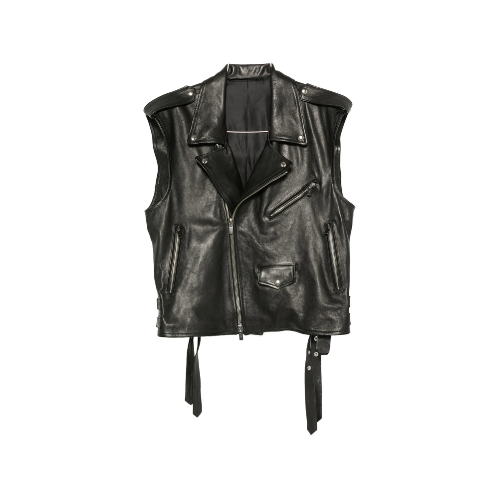 Biker-style Leather Jacket