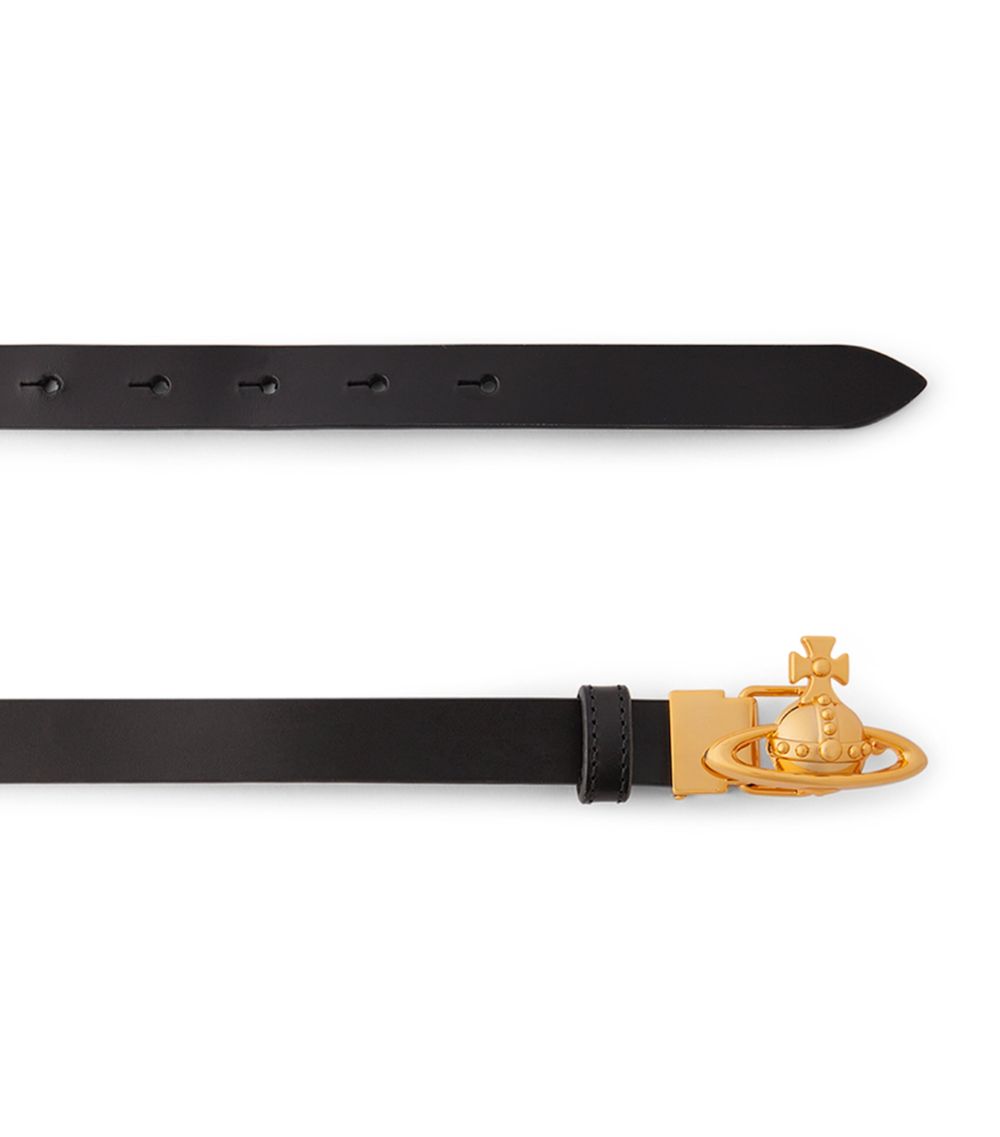 Leather Orb Belt
