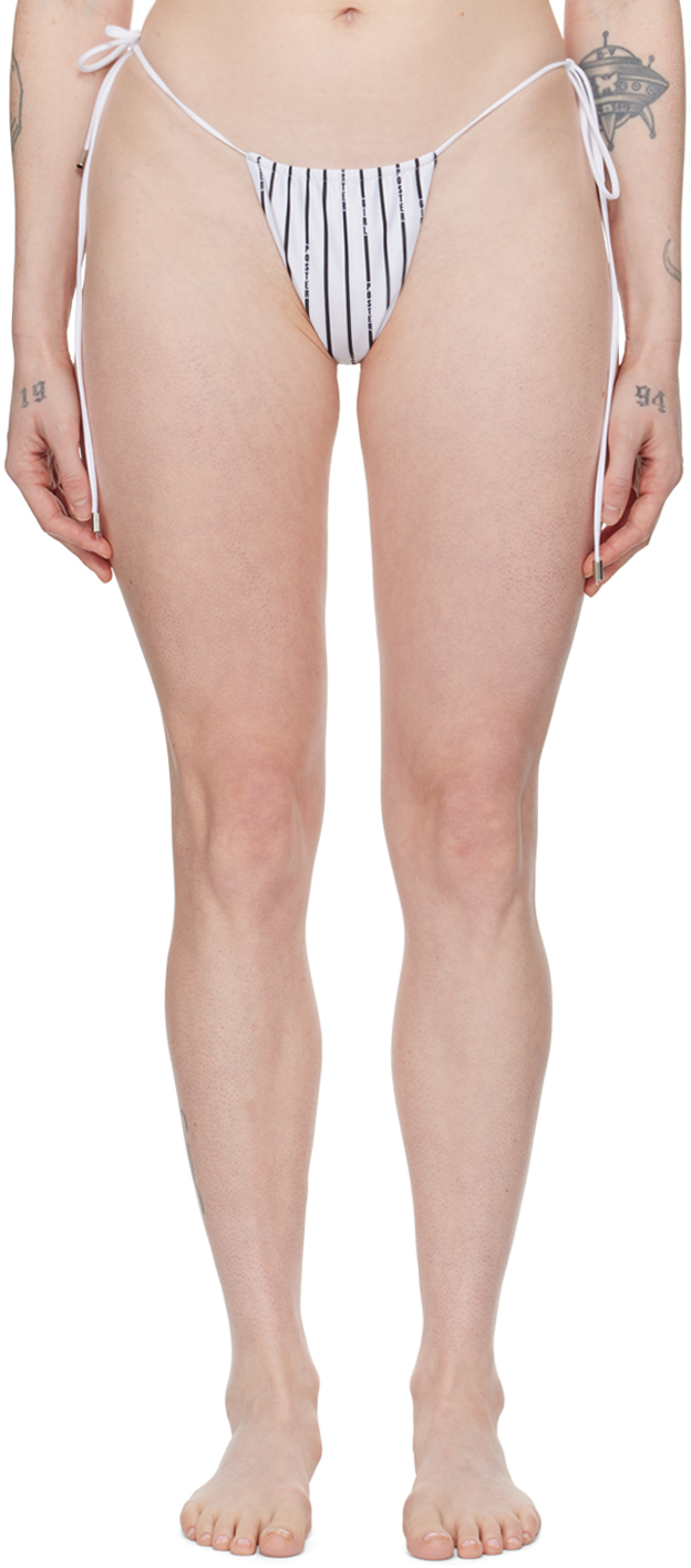 Poster Girl White & Black Woods Reversible Bikini Bottom